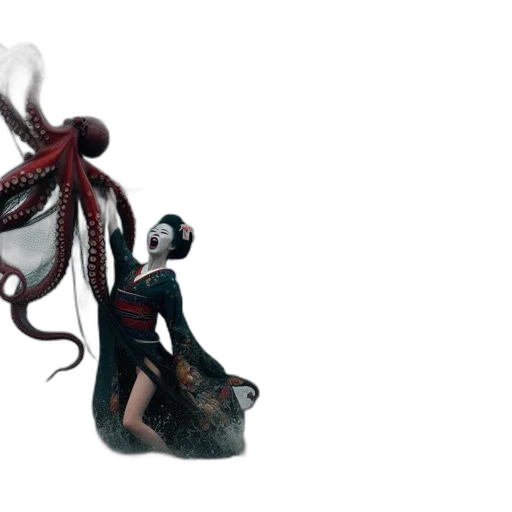 creature, concept art, 3d render, fantasy art transparent PNG cut-out