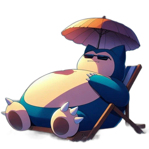 umbrella, staff, concept art, 3d render transparent PNG cut-out