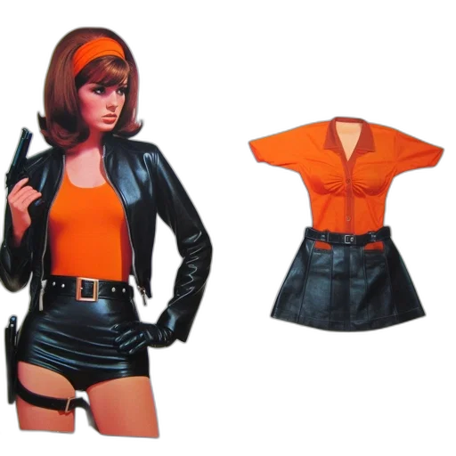 jacket, dress, concept art, 3d render transparent PNG cut-out