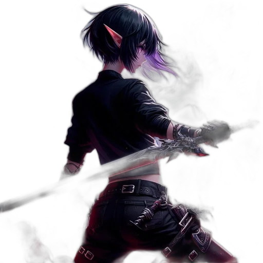 sword, weapon, dragon, fantasy art transparent PNG cut-out