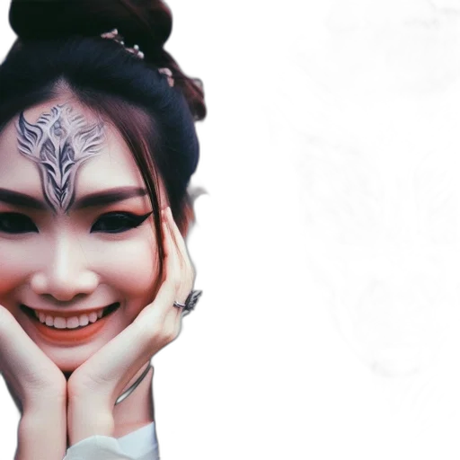 face, mask, jewelry, crown transparent PNG cut-out