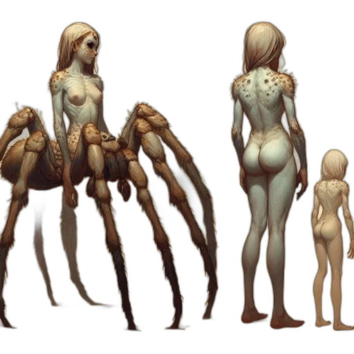 creature, robot, concept art, fantasy art transparent PNG cut-out