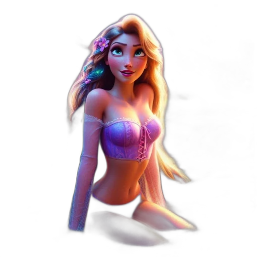 dress, concept art, fantasy art, 3d render transparent PNG cut-out