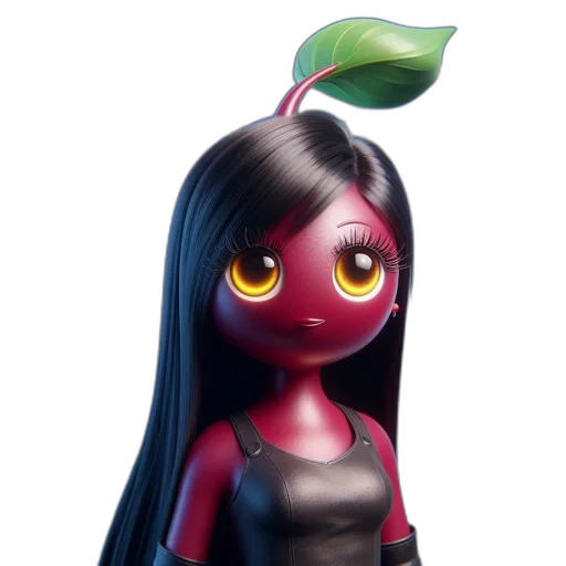 staff, creature, concept art, 3d render transparent PNG cut-out