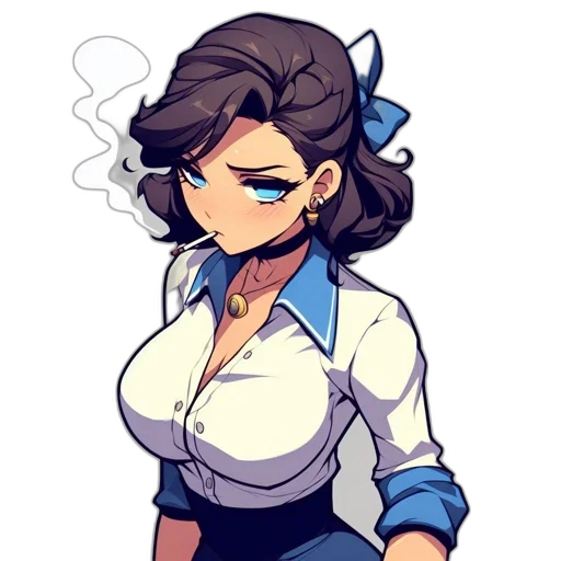 staff, dress, jacket, pixel art transparent PNG cut-out