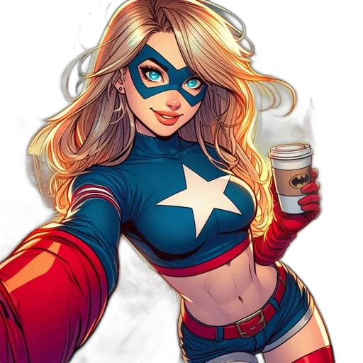 comic book art, cartoon, concept art, stylized transparent PNG cut-out