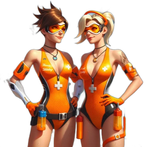 concept art, comic book art, cyberpunk, 3d render transparent PNG cut-out