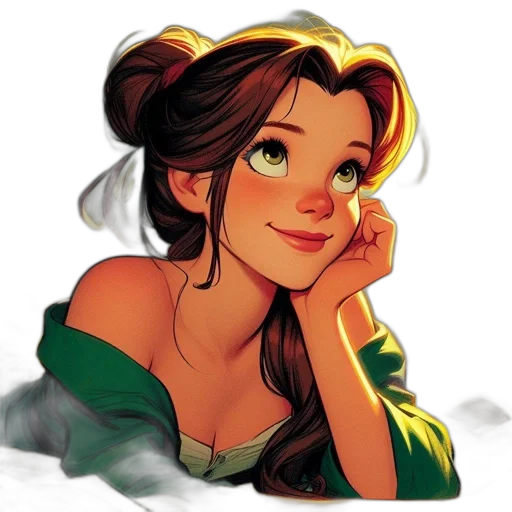 face, crown, comic book art, photorealistic transparent PNG cut-out