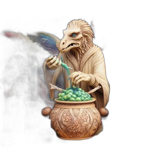 staff, food, creature, concept art transparent PNG cut-out