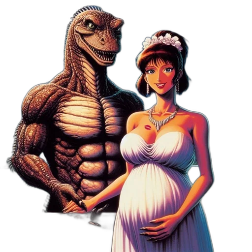 dress, creature, dragon, concept art transparent PNG cut-out