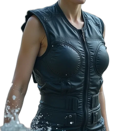 jacket, dress, concept art, 3d render transparent PNG cut-out