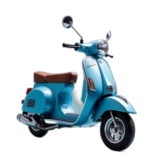 3d render, photorealistic, micro, scooter transparent PNG cut-out