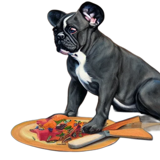 food, animal, photorealistic, watercolor transparent PNG cut-out