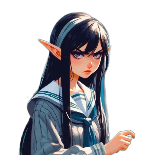 face, staff, dragon, creature transparent PNG cut-out