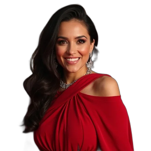 dress, jewelry, crown, red transparent PNG cut-out