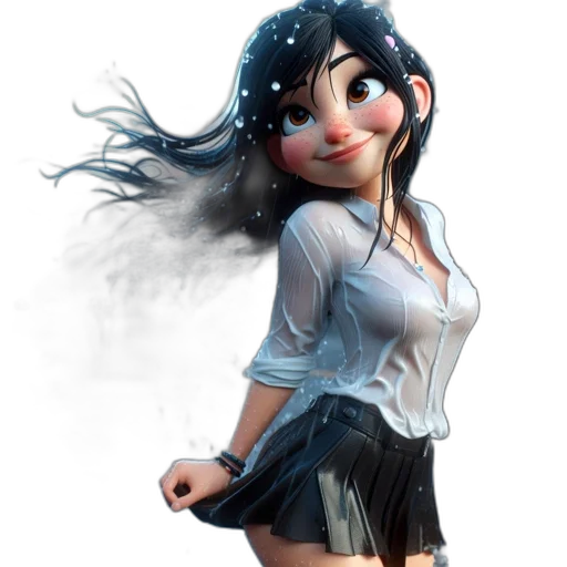 dress, staff, face, robot transparent PNG cut-out