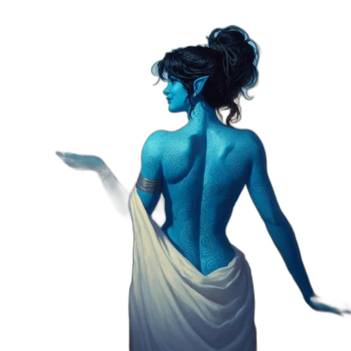 dress, jewelry, concept art, fantasy art transparent PNG cut-out