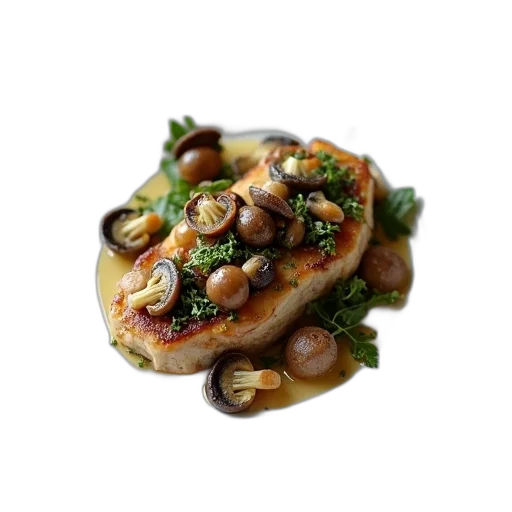 food, photorealistic, 3d render, plate transparent PNG cut-out