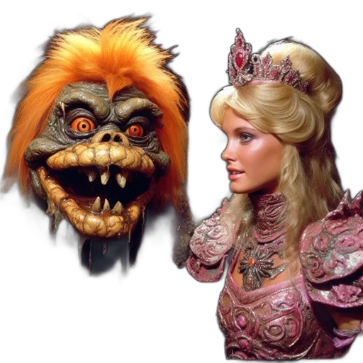 mask, crown, face, creature transparent PNG cut-out