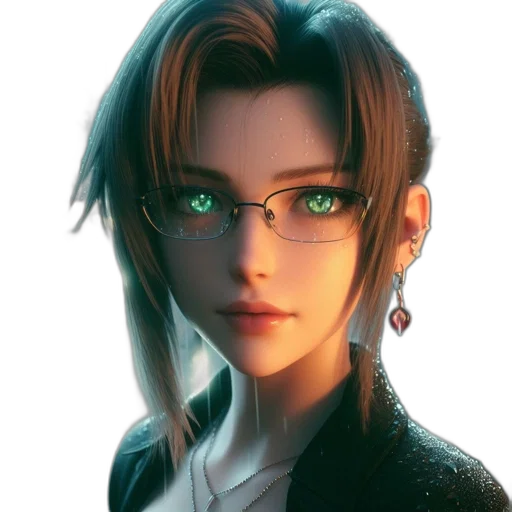 face, staff, concept art, photorealistic transparent PNG cut-out