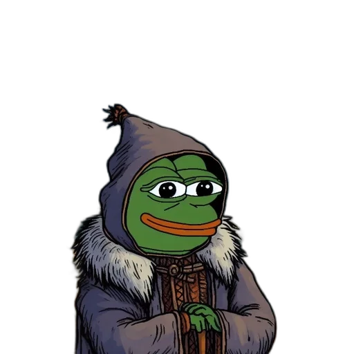 jacket, hat, staff, concept art transparent PNG cut-out