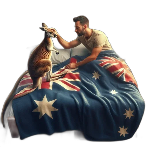 animal, concept art, australian, flag transparent PNG cut-out