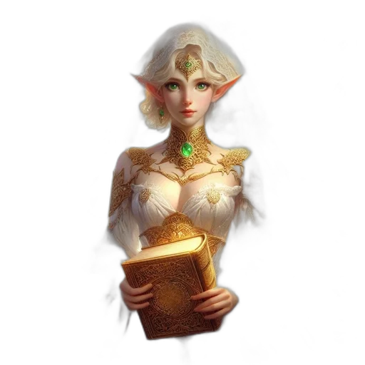 staff, crown, dress, jewelry transparent PNG cut-out