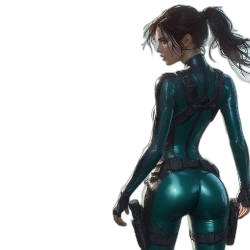 robot, concept art, cyberpunk, comic book art transparent PNG cut-out