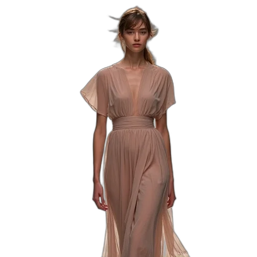 dress, concept art, earth tones, dark transparent PNG cut-out