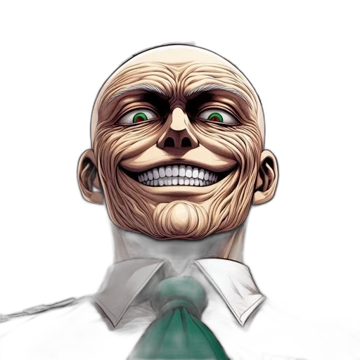 face, mask, staff, creature transparent PNG cut-out