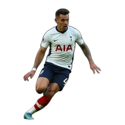tottenham, winger, person, action transparent PNG cut-out