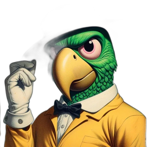 mask, staff, animal, jacket transparent PNG cut-out