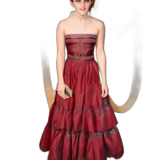 dress, photorealistic, concept art, 3d render transparent PNG cut-out
