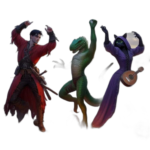 dragon, staff, concept art, fantasy art transparent PNG cut-out