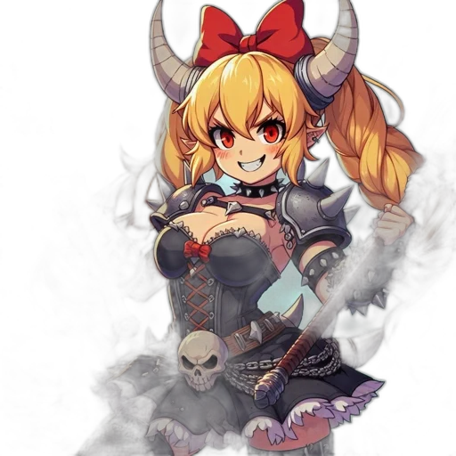 dragon, weapon, dress, staff transparent PNG cut-out