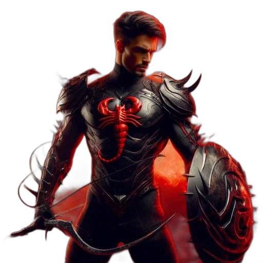 concept art, comic book art, fantasy art, 3d render transparent PNG cut-out