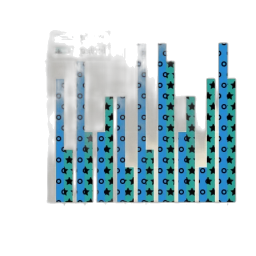 blue, bar, chart, two transparent PNG cut-out