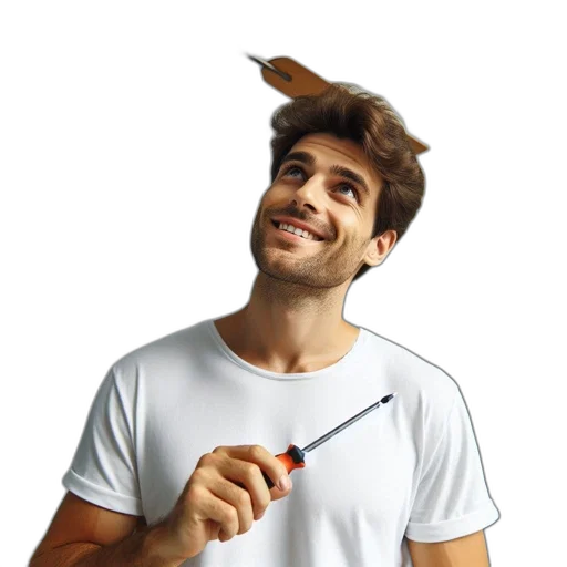 staff, hat, hair, weapon transparent PNG cut-out