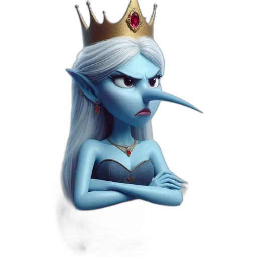 crown, staff, jewelry, face transparent PNG cut-out