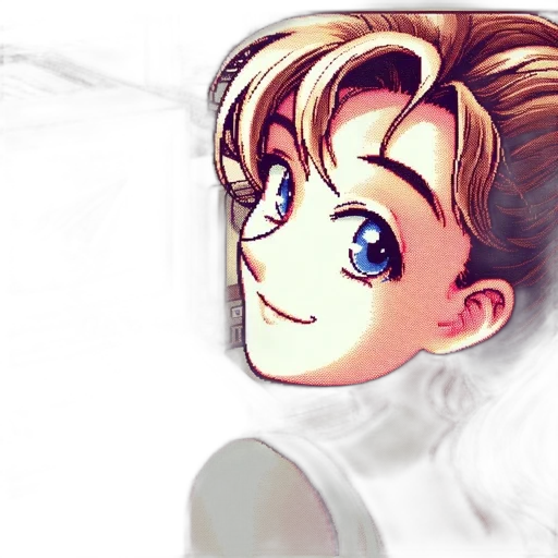 face, anime, cartoon, watercolor transparent PNG cut-out
