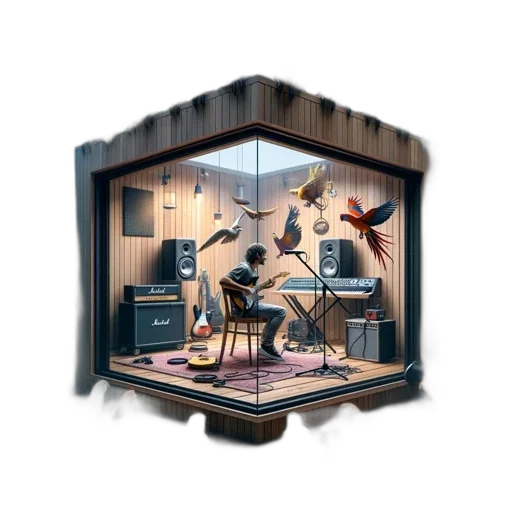furniture, concept art, 3d render, pixel art transparent PNG cut-out