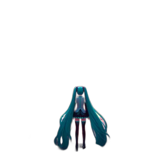 hair, weapon, robot, staff transparent PNG cut-out