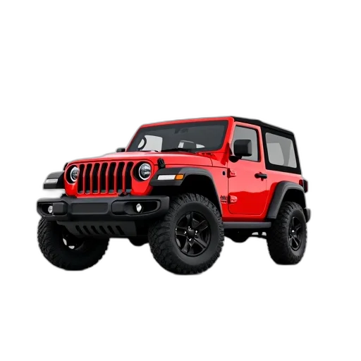 car, 3d render, photorealistic, red transparent PNG cut-out
