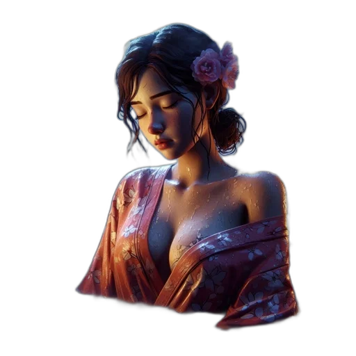 dress, jewelry, face, mask transparent PNG cut-out