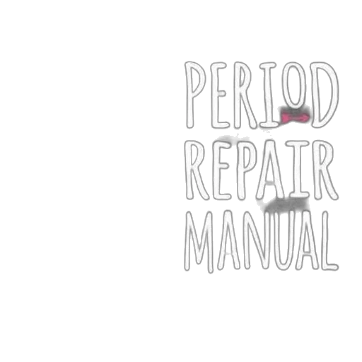 period, repair, manual, natural transparent PNG cut-out