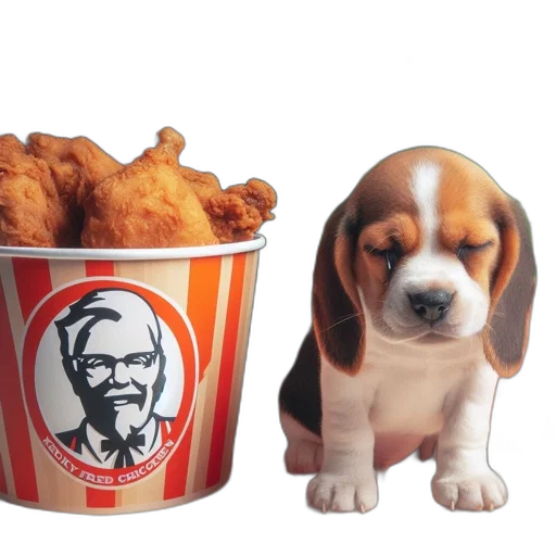 food, animal, photorealistic, 3d render transparent PNG cut-out