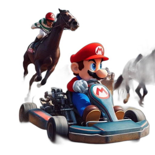animal, car, concept art, 3d render transparent PNG cut-out