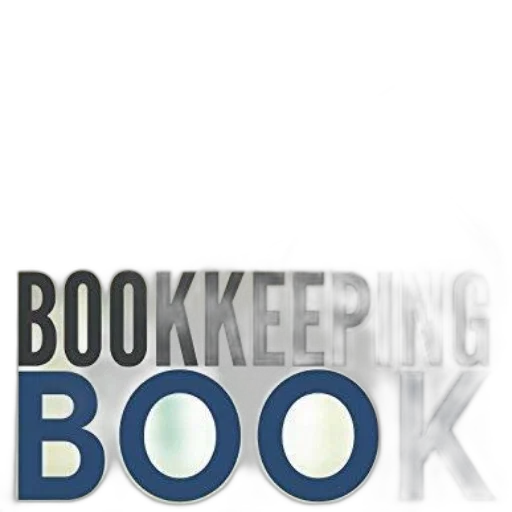 3d render, bookkeeping, book, cover transparent PNG cut-out