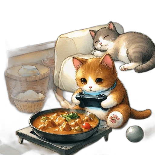 food, photorealistic, concept art, pixel art transparent PNG cut-out