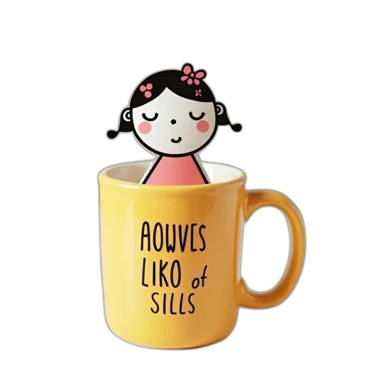 cartoon, cute, girl, stick transparent PNG cut-out